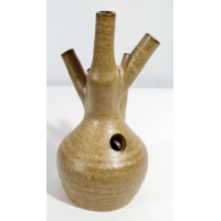 Keramiek olielampje, gesigneerd